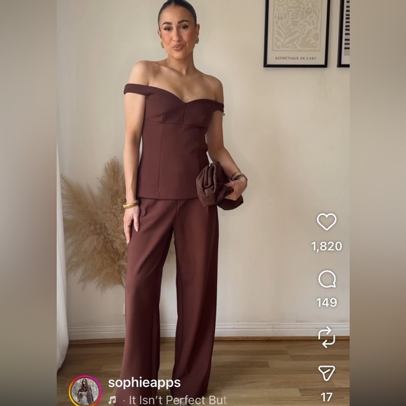 NWT ZARA 2025 collection wide leg crepe pants size L 
🚨FIRM FIRM NO DISCOUNT - Picture 3 of 14